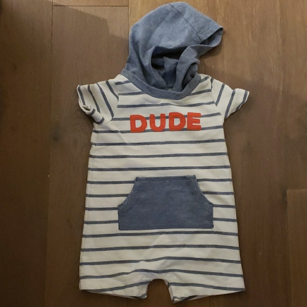 Carters hooded romper